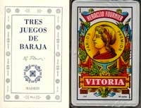 Tres juegos de baraja