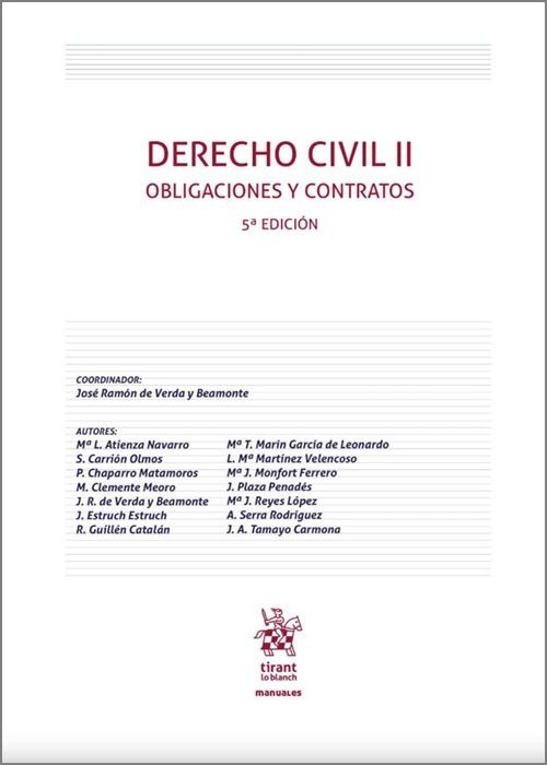 Derecho civil II. Obligaciones y contratos