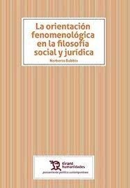 La orientación fenomenológica en la filosofía social y jurídica