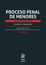 Proceso penal de menores. Esquemas y Formularios