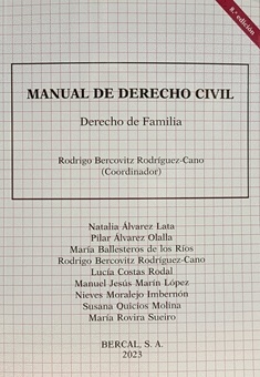 Manual de derecho civil. Derecho de Familia.